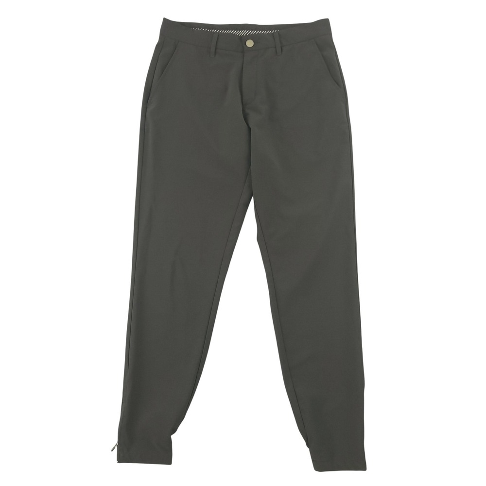 Primo Jogger Pants Mens 32x30 Black Stretch Pocket Ankle Zip Athletic Casual